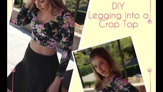 DIY  Legging Crop Top [upl. by Omik]