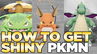 How to Get Shiny Pokemon in Pokemon Lets Go Pikachu amp Eevee [upl. by Larret]