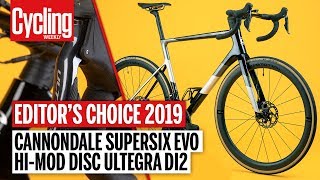 Cannondale SuperSix Evo HiMod Disc Ultegra Di2 Review  Editors Choice 2019  Cycling Weekly [upl. by Ulah]