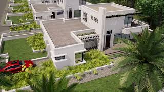 Maisonette Exterior  Part 1  Paazuri Residence Plan in MalindiKenya [upl. by Eirhtug]