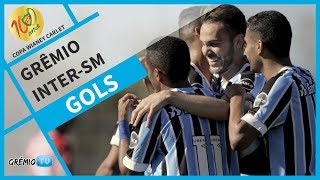 GOLS Grêmio 3x0 InterSM Copa Wianey Carlet 2018 l GrêmioTV [upl. by Haletky554]