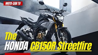 The All New Honda CB150R Streetfire  MOTOCAR TV [upl. by Darb]