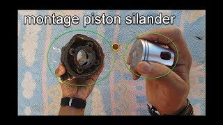 مونتاج swagam ؤ piston لأية Cylindre top noire ديال موتور nitro أمر سهل جداً [upl. by Ynahpit]