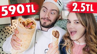 590 TL DÖNER VS 25 TL DÖNER Et Dürüm BunaDeğerMi [upl. by Jeraldine]