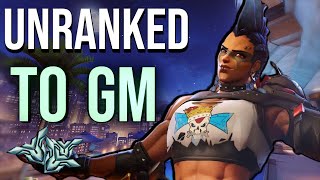 UNRANKED TO GM JUNKERQUEEN  GENJI DUO  PLAT TO MASTERS  PART 1 [upl. by Sidell117]