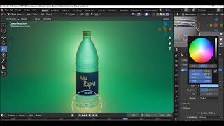 Modeling a water bottle  Speed Modeling [upl. by Persse]