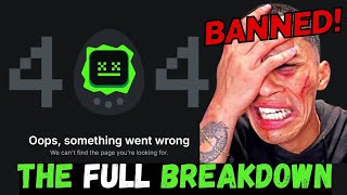 Sneako Gets Banned On Kick  Full Breakdown [upl. by Gladdy61]