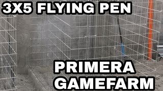 HOW TO ASSEMBLE 3X5 FLYING PEN FOR BREEDING [upl. by Romanas45]