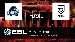 myXMG vs PENTA Sports  ESL Frühlingsmeisterschaft 2015 Cup 4  decache [upl. by Gerstner]