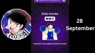 Captain Tsubasa Airdrop Combo  Captain Tsubasa Daily Combo September 28 [upl. by Osrit]