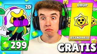 COMPRO LA SKIN 2D LEGENDARIA de CORDELIUS Y ABRO DROP LEGENDARIO GRATIS en BRAWL STARS [upl. by Faunie481]