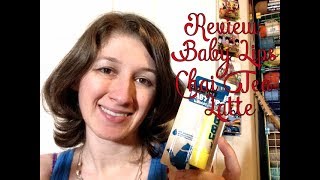 Review  Baby Lips Chai Tea Latte Lip Balm Holiday Spice [upl. by Anahsit748]