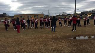 Holmes Central quotHardaway by Derez Deshonquot Quitman MLK Parade in 20 degree weather [upl. by Ylsew]