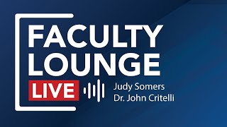 AI and the Benefits for Higher Ed  Faculty Lounge Live with Judy Somers amp Dr John Critelli [upl. by Bolten]