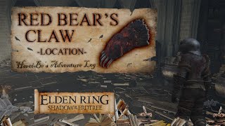 Red Bears Claw Location  Elden Ring Shadow of the Erdtree [upl. by Eat766]