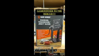 academy ‘s Gamewinner Jerky Slicer and Tenderizer I Love it unboxing update [upl. by Llehsyt]