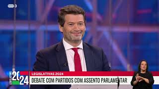 Debate com todos os partidos  Eleições Legislativas 2024 [upl. by Eenahc]