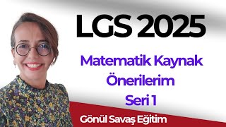 LGS 2025  Matematik Kaynak Önerilerim lgs2025 lgs [upl. by Notse11]