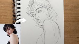 Draw with Me ✍️ 20min Line Drawing Session [upl. by Issirk]