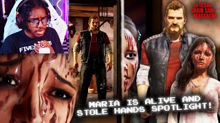 MARIA is ALIVE amp STOLE Hands Spotlight  New Victim Trailer Reaction  Texas Chainsaw Massacre [upl. by Kevin]