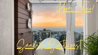 Starlight Beachfront Junior Suite w Balcony Soaking Tub  Full Room Tour Sandals SouthCoast 2024 [upl. by Moran]