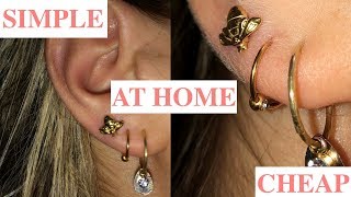 How To Pierce Your Ears At Home  Like A Pro [upl. by Andy29]