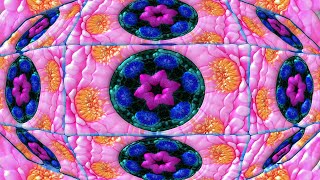 Lotus Kaleidoscope  Flower Kaleidoscope 4K [upl. by Glennis57]