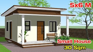 Small House Design 5x6 Meters  30 Sqm [upl. by Chaunce]