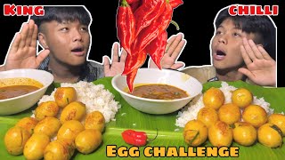 egg challenge punishment king chilli chanabi 🥵🥵🔥🔥🔥 [upl. by Airrotal]