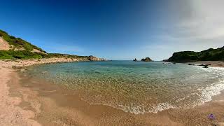 La Plage très secrète et sauvage de Cala Sciumara à Bonifacio en Corse à coté du golf de Spérone [upl. by Aserehtairam]