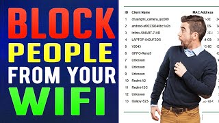 how to block other users from using my wifi router tp link  wifi block mobile devices unlocked [upl. by Netram]