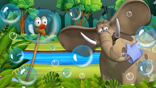 Gazoon  Bubble Bath in the Jungle  Jungle Book Diaries  Funny Animal Cartoon For Kids [upl. by Yeslrahc]