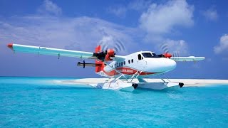 MOST BEAUTIFUL FLIGHT IN THE WORLD Maldives seaplane transfer [upl. by Caras30]