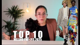 La MODA si è fatta TROPPO SERIA Top 10 della MILANO Fashion Week PE 25 [upl. by Sansbury]