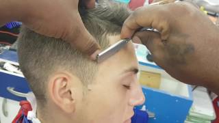 Hc barber Shop como hacer patillas en punta y cuadrada perfectamente bien [upl. by Allene]