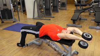 Dumbbell Pullover  Chest Exercise [upl. by Nived]