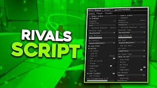 WORKING 2024 RIVALS SCRIPT  AIM LOCK ESP PLAYER UNLOCK ALL [upl. by Niven]