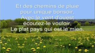 Le plat pays  Brel mp4 [upl. by Anairuy]