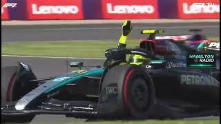 Hamilton Emotional Post Race Radio  Hamilton wins the 2024 British Grand Prix [upl. by Notsud]