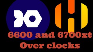 6600 and 6700xt over clocks for iron fish 20w using HiveOS [upl. by Razatlab]