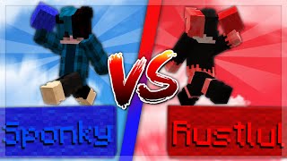 Sponky vs Rustlul REMATCH  Hypixel Bedwars [upl. by Erdnassak258]