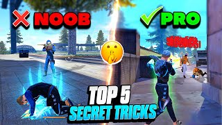 TOP 5 SECRET TRICKS 🤯 IN FREE FIRE 🔥  PRO TIPS AND TRICKS 2024  FIREEYES GAMING  FREE FIRE MAX [upl. by Norbie232]