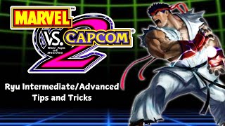 Marvel vs Capcom 2 Ryu IntermediateAdvanced Tips amp Tricks Tutorial [upl. by Polik]