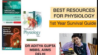 Best Resources for Physiology1st Year MBBS Survival Guide [upl. by Rednav560]