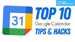 10 Google Calendar Tips amp Hacks for 2021 [upl. by Everara]