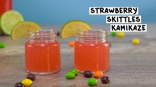 Strawberry Skittles Kamikaze  Tipsy Bartender [upl. by Artenahs438]