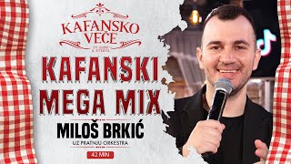 MILOS BRKIC  KAFANSKI MEGA MIX 42MIN  UZIVO  ORK ACE STOJNEVA  2024  KAFANSKO VECE [upl. by Mcdade455]