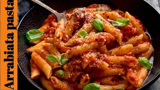 Arrabiata pasta  Italian spicy pasta  By Easyrecipes [upl. by Sherer]