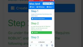 BLOXLAND How to withdraw robux from bloxland roblox bloxland [upl. by Yann]