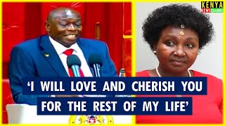 Gachagua EMOTIONAL words to Gladys Shollei during impeachment motion in Parliament I WILL LOVE YOU [upl. by Halda]